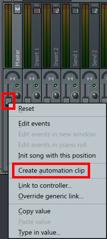 create automation clip in fl studio
